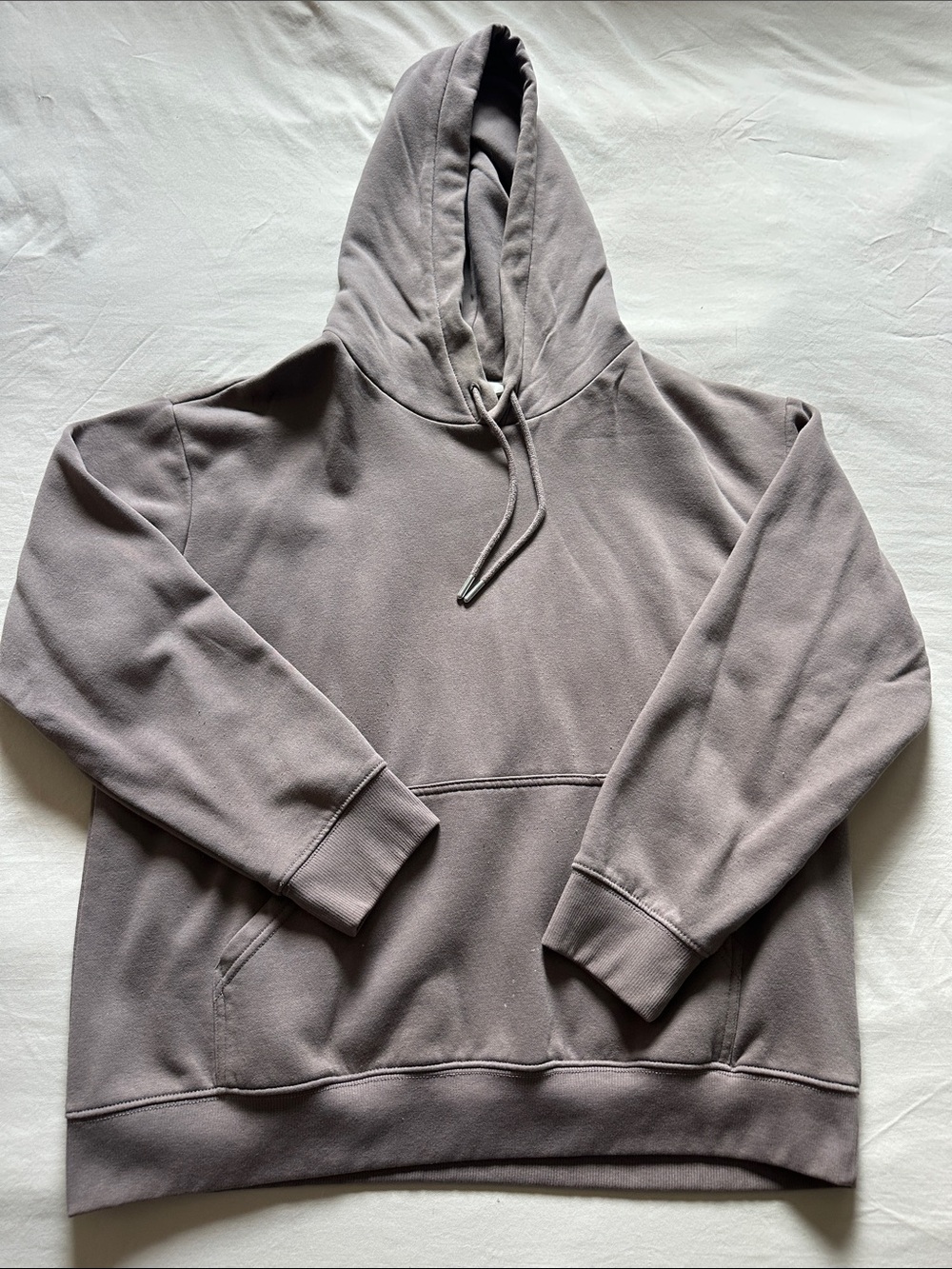 Hooded Pullover Sweatshirt - Taupe